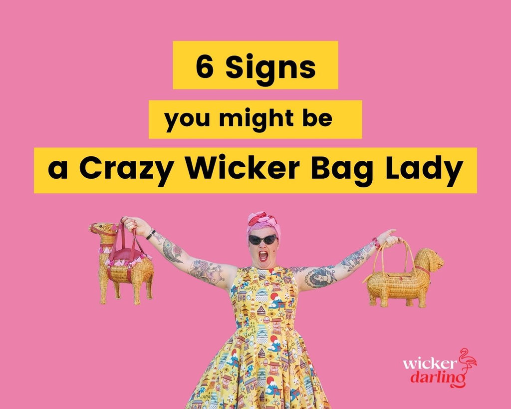 6 Signs You Might be a Crazy Wicker Bag Lady (Trust Us, It's a GOOD Thing!)
