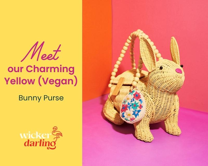 Meet Our Charming Yellow (Vegan) Bunny Purse