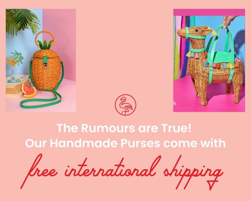 The Rumours are True! Our Handmade Purses Come with Free International Shipping