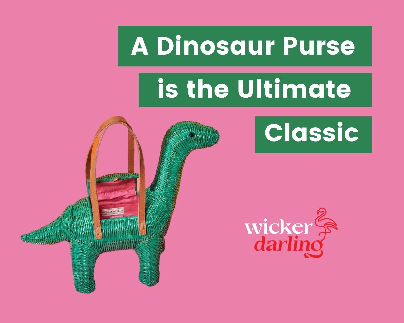 Pink dinosaur purse 2025