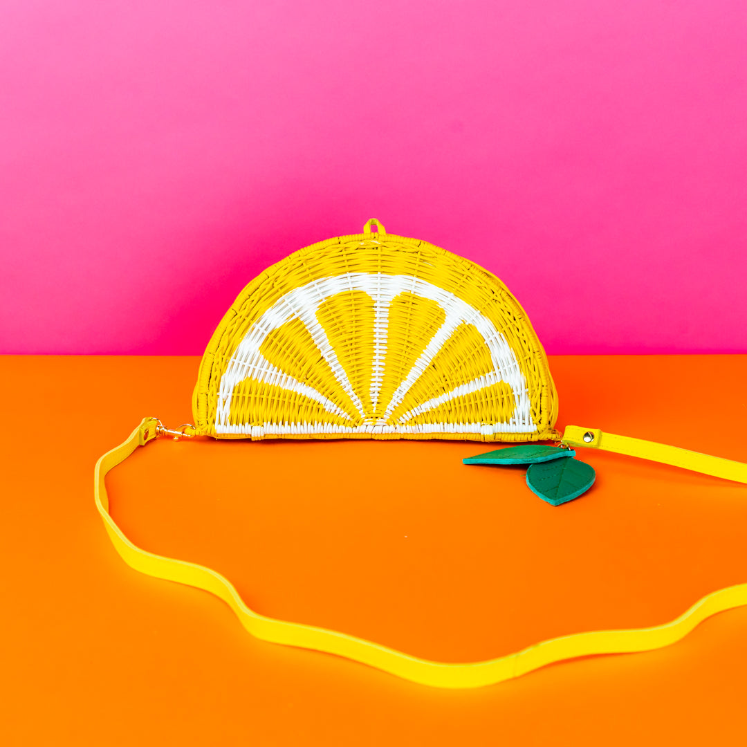 Mini Lemon Satchel | Wicker Darling
