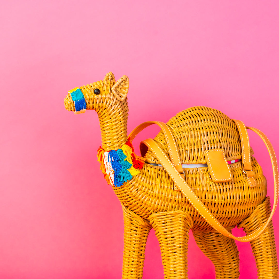Artabanus the Camel Bag | Wicker Darling