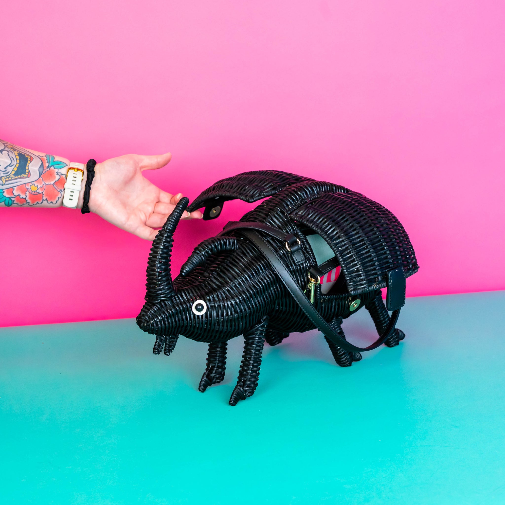 challenger バッグ EVILACT ocean beetle RATS Ulysses the Rhino Beetle Bag | Wicker Darling