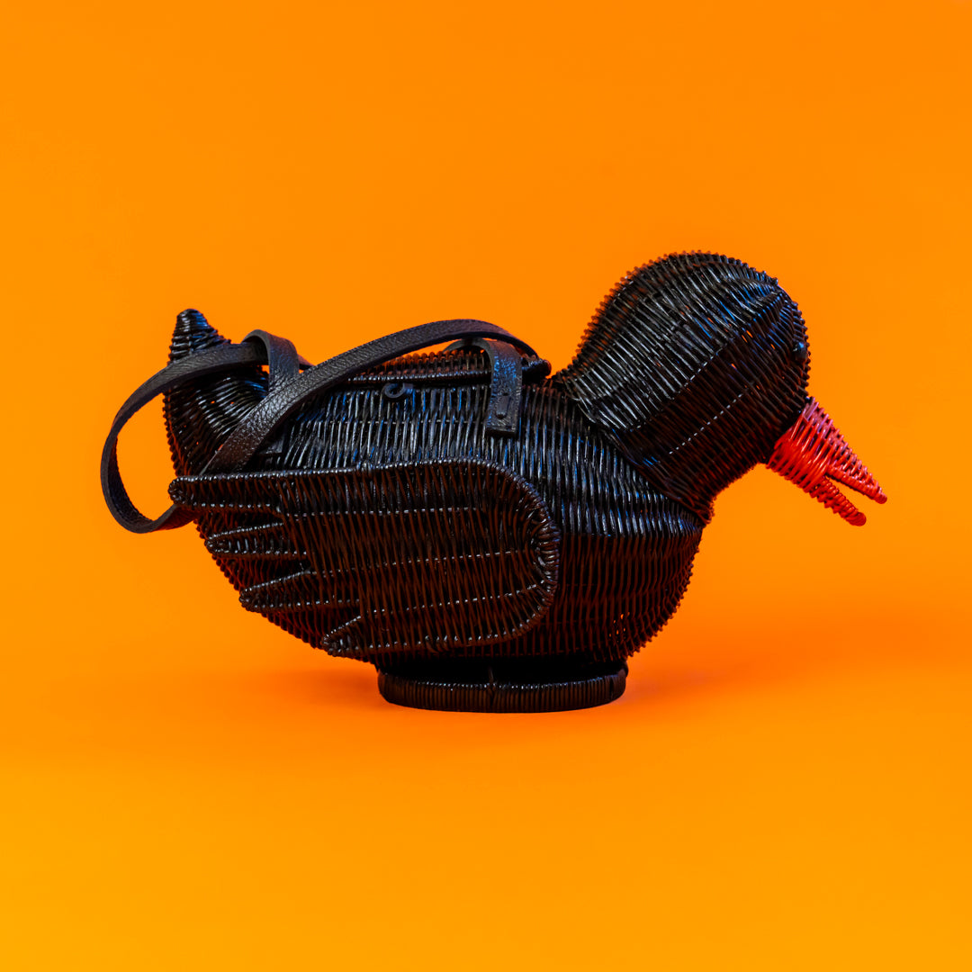 Black Rubber Duck Purse | Wicker Darling