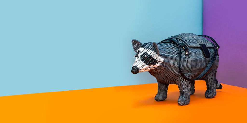 Rattan Racoon Quirky Wicker Bags for the Truly Ridiculous | Wicker Darling