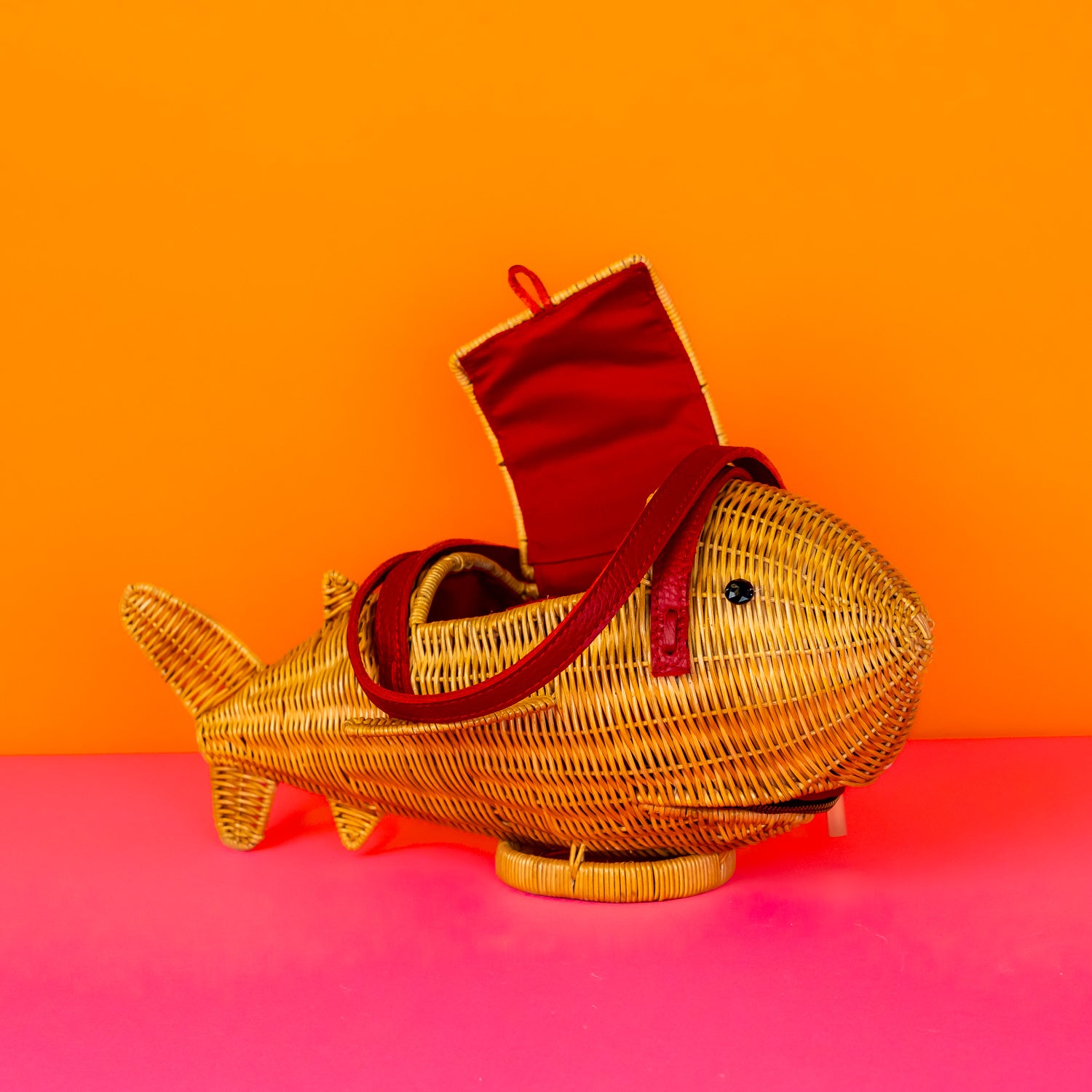 バッグ Wicker darling Brutus the Shark Purse Great Purse Brutus The Shark Purse Wicker Darling