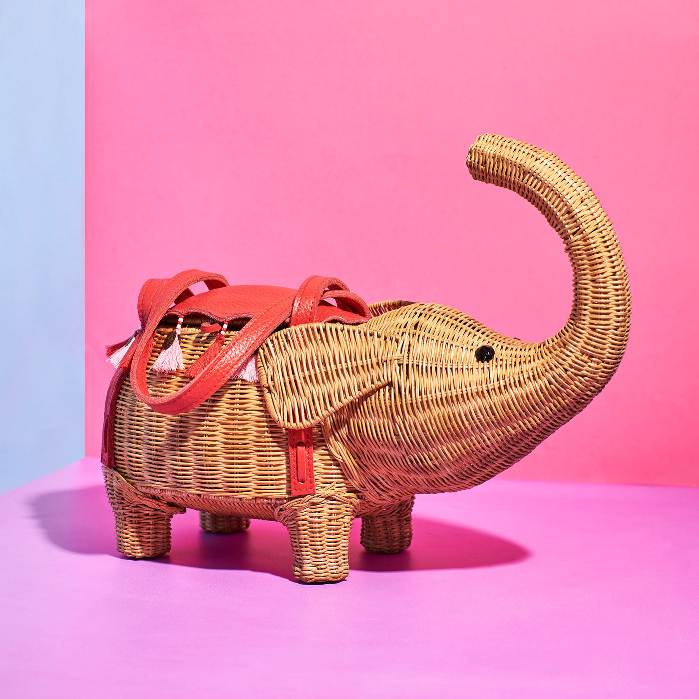 Elle ephant the Wicker Elephant Bag Wicker Darling